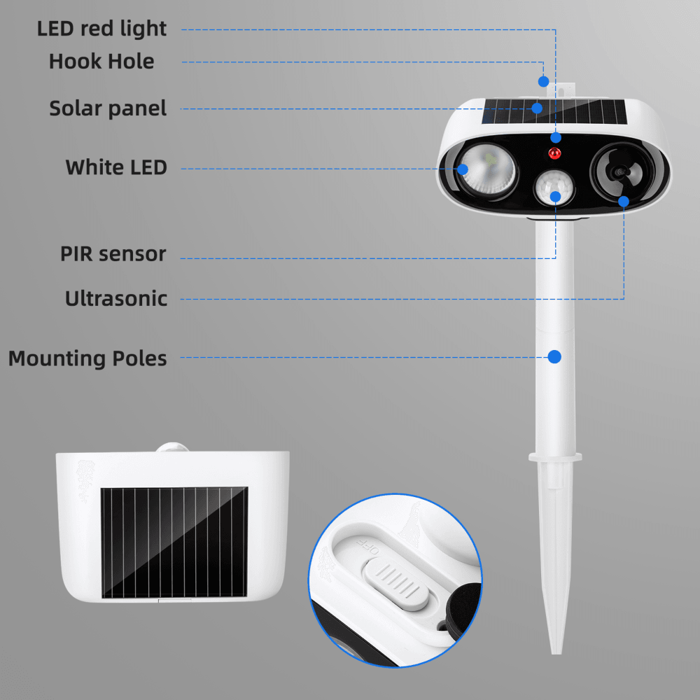 yard electronic bug zapper Products detail-9